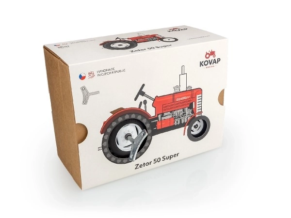 Traktor Zetor 50 Super na kľúčik červený