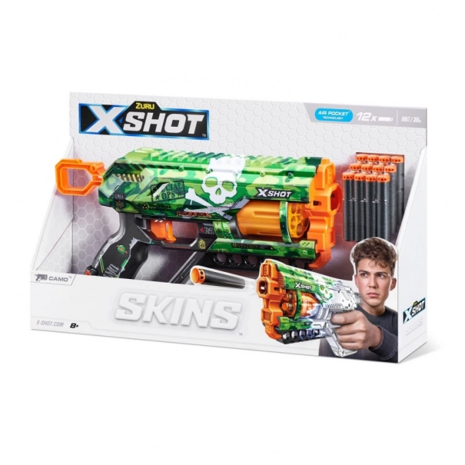 X-Shot Wyrzutňa Skins Griefer Camo 12 šípov