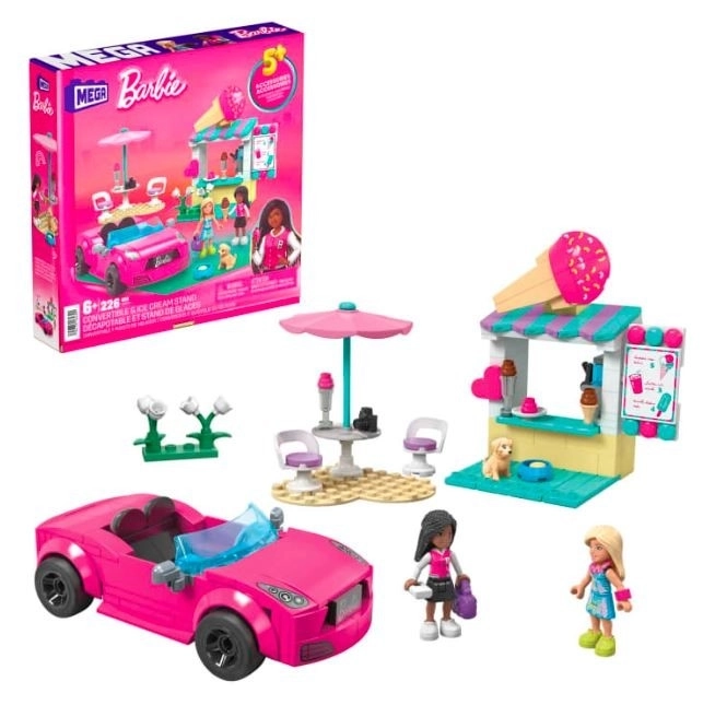 Barbie Mega kabriolet a stánok