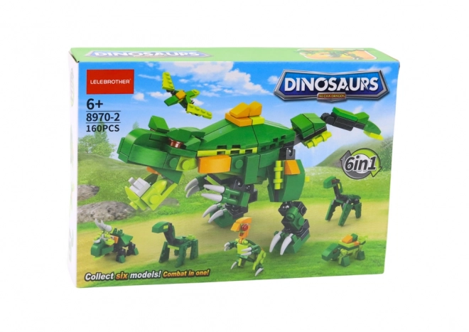 Stavebnica dinosaury 6v1 DIY súprava