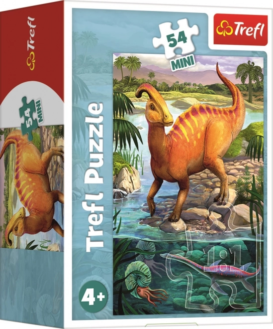 TrefL Puzzle Úžasní Dinosauri: Parasaurolophus 54 dielikov