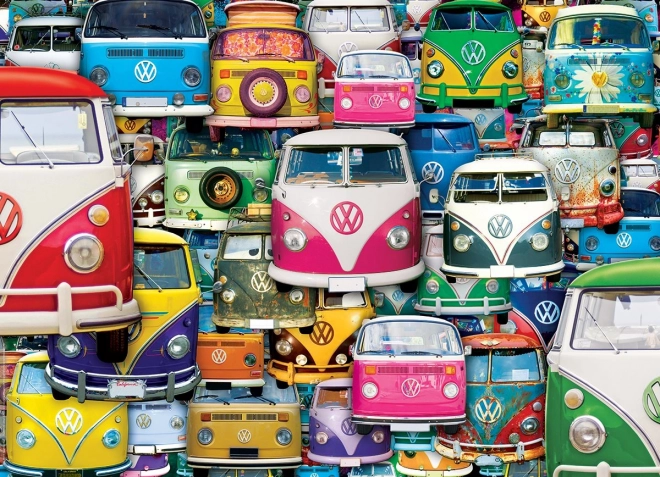 Euographics Puzzle Volkswagen Bus: Funky Jam 1000 Dielikov