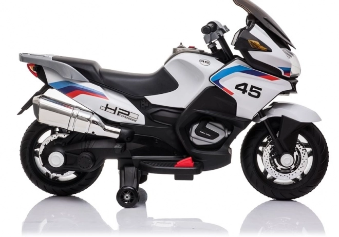 Detská akumulátorová motorka XMX609 biela