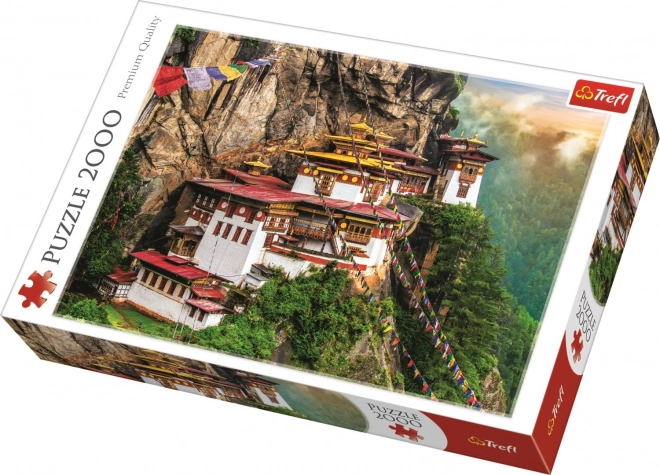Puzzle Tigrie hniezdo Bhutan 2000 dielikov