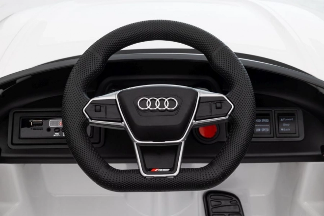 Auto na akumulátor Audi E-Tron GT biele