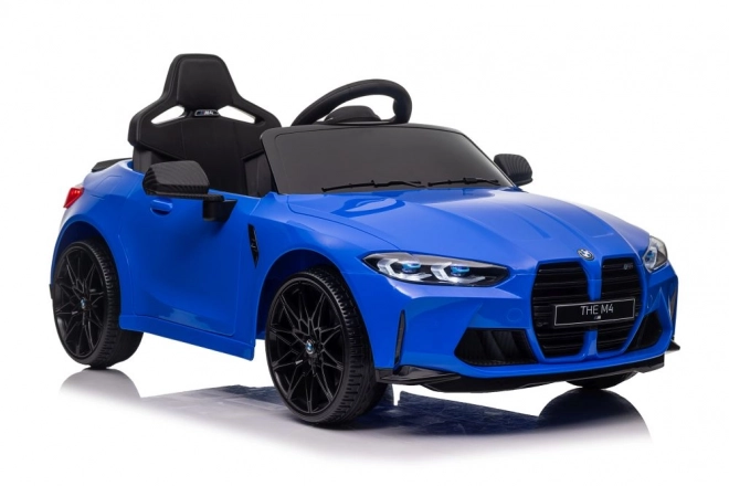 Elektrické auto BMW M4 modré