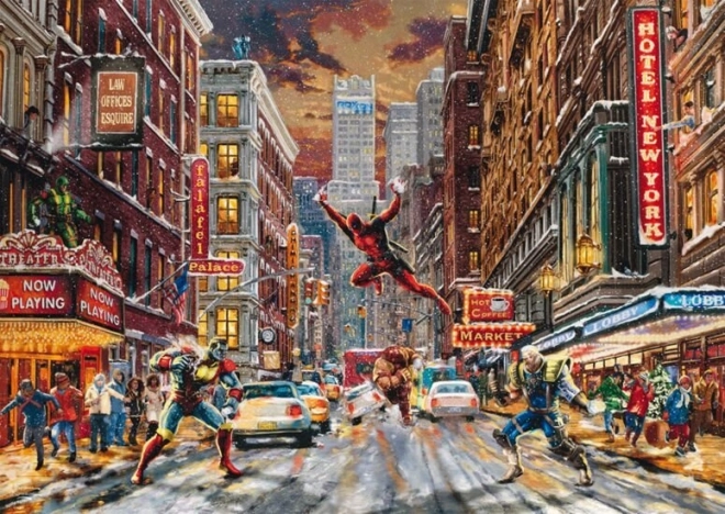 Puzzle Marvel: Deadpool 1000 dielikov