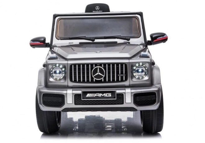 Auto na akumulátor Mercedes G63 AMG strieborné lakované