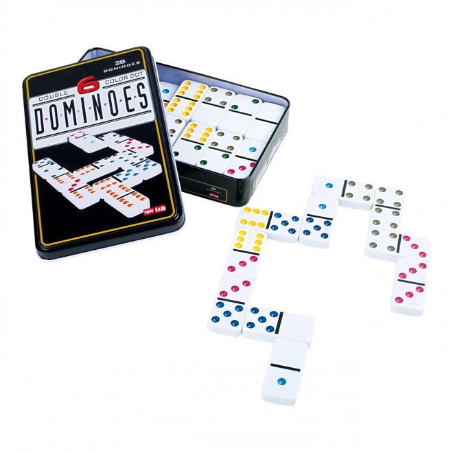 Small Foot domino s 6 farbami