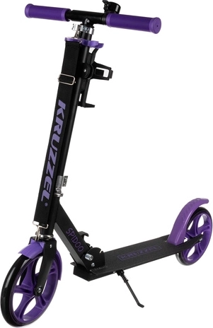 Skladacia mestská kolobežka pre deti s veľkými kolesami (200 mm) – fialová