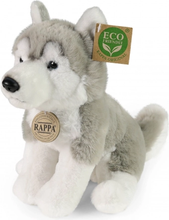 Plyšový pes Husky sediaci 23 cm