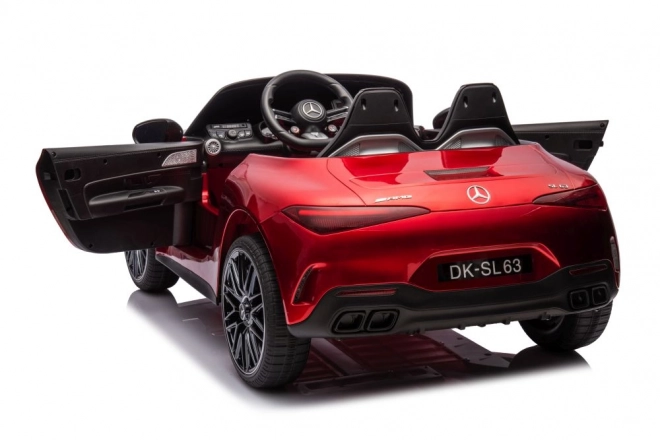 Mercedes AMG SL63 červeno lakované auto na baterky