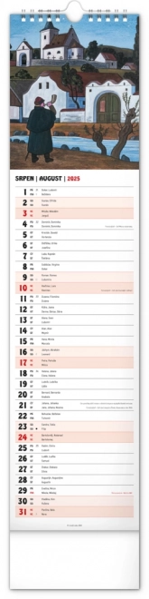 Nástenný kalendár Josef Lada 2025
