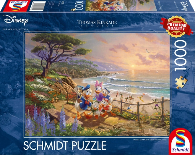 Puzzle Donald a Daisy: Kačacie popoludnie 1000 dielikov