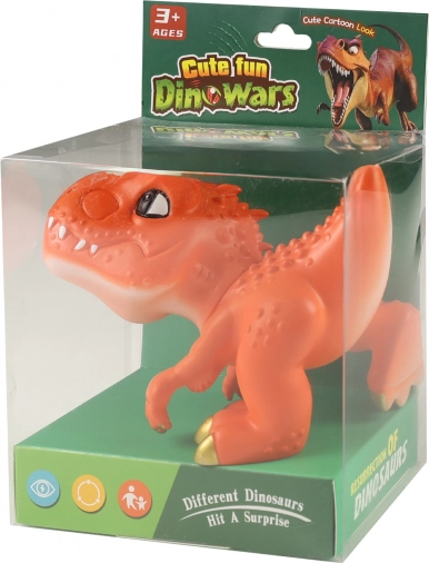 Oranžový dinosaurus 14 cm
