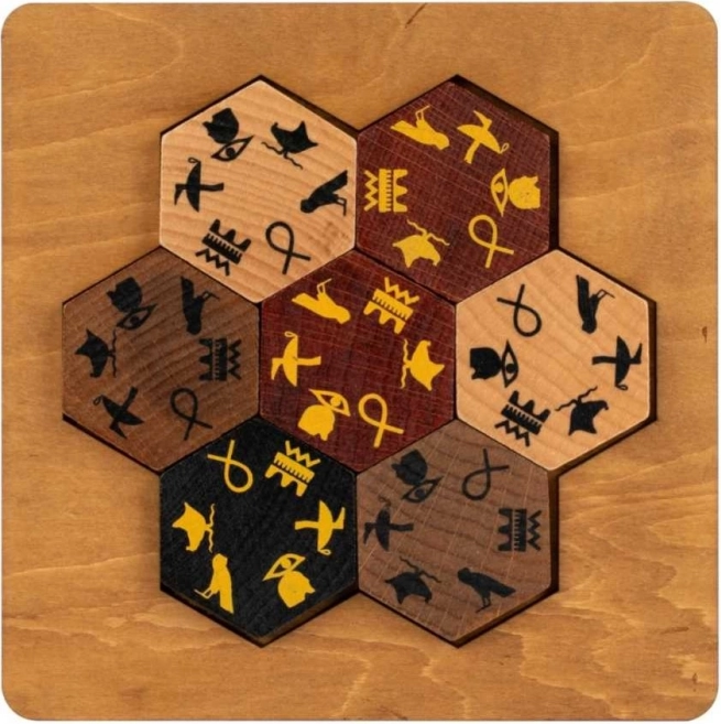 Professor Puzzle Stratené a nájdené: Egyptské hieroglyfy hlavolam