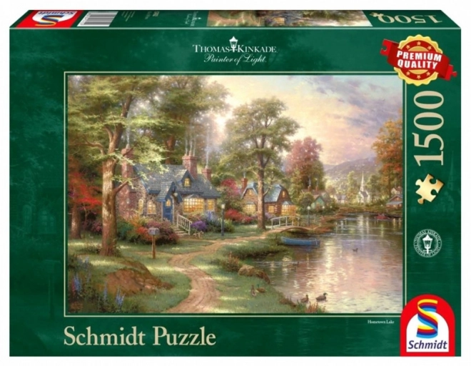 Puzzle Pri jazere 1500 dielikov