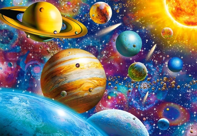 Puzzle 1000 dielikov Slnečná sústava Odysea