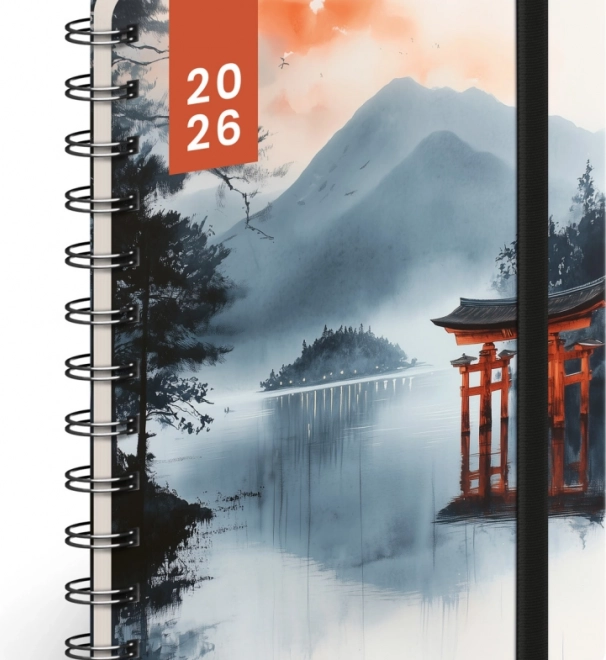 Notique špirálový diár Petito Japonsko 2025/2026