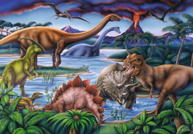 Ravensburger Puzzle Dinosauri 35 Dielikov