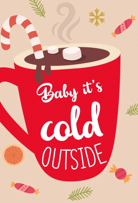 Ravensburger Puzzle Šťastné Prázdniny: Baby it's cold outside 99 dílků