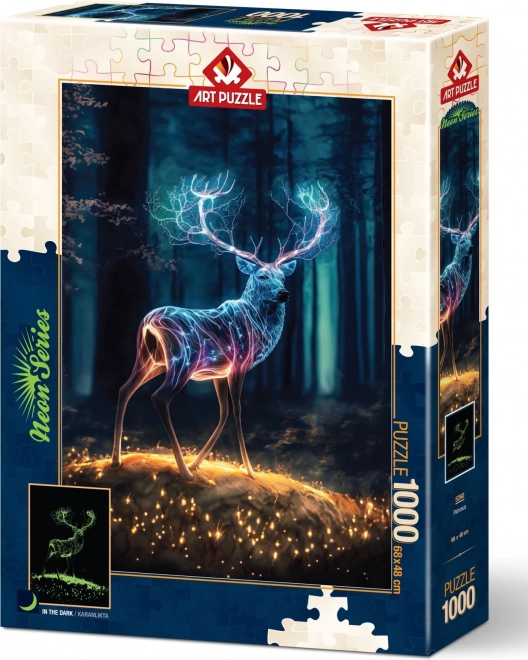 Svietiace puzzle 1000 dielikov NEON