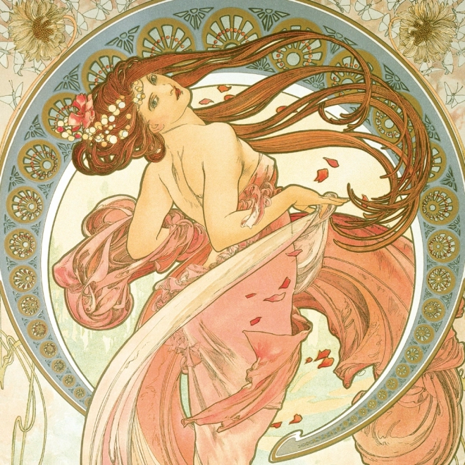 Poznámkový kalendár Alfons Mucha 2026