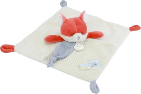 Doudou darčeková sada plyšový muchláčik líška Rozmarín 27 cm