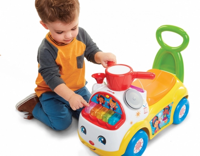 Odrážadlo Fisher Price - Hudobná Paráda žlté