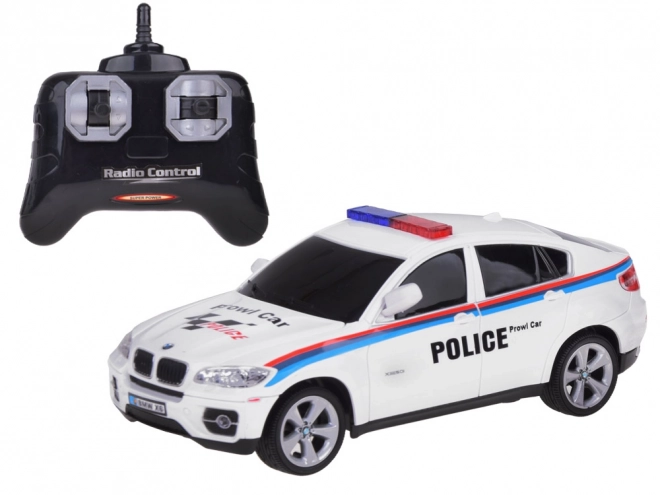 Športové policajné auto BMW X6 na diaľkové ovládanie