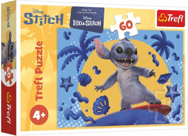 puzzle deň so Stitchom 60 dielikov