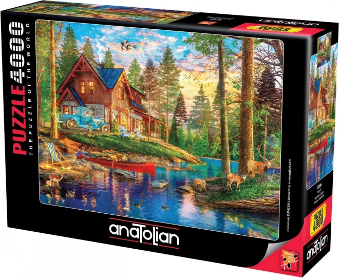 Puzzle Letná chata 4000 dielikov