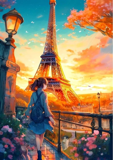 Puzzle Toulky Parížou 1000 dielikov