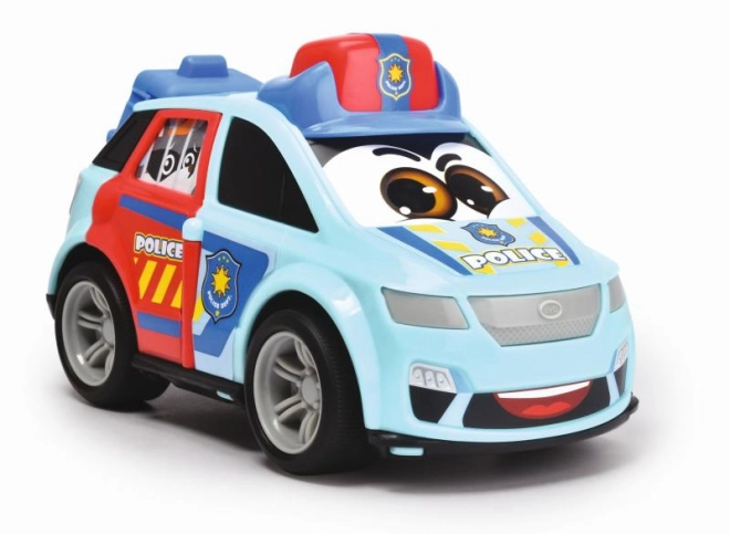 Neohrozený policajný automobil