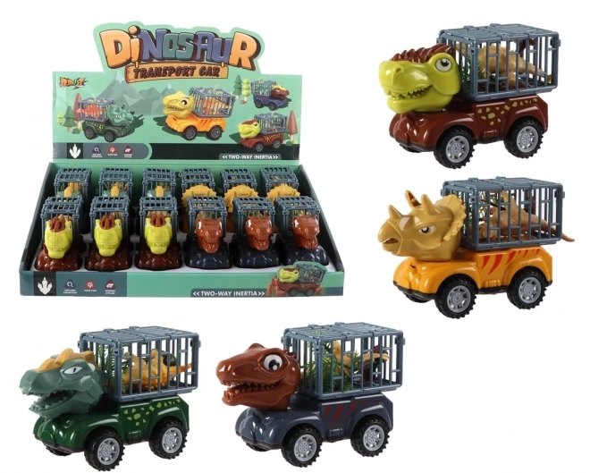 Auto na setrvačník Dinosaurus s Figúrkou