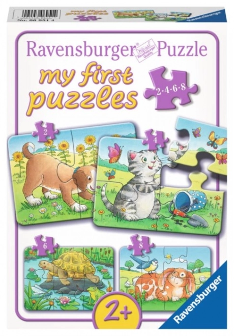 Moje prvé puzzle Domáci miláčikovia 4v1