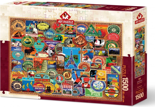 Světový cestovateľ puzzle 1500 dielikov