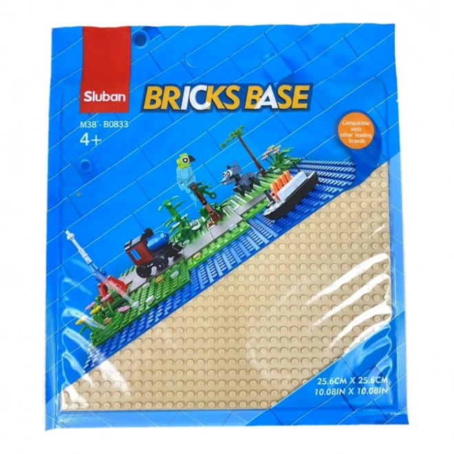 Základová doska béžová 32x32 SLUBAN