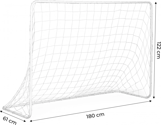 Dva futbalové bránky s siete 180x122 cm Ecotoys