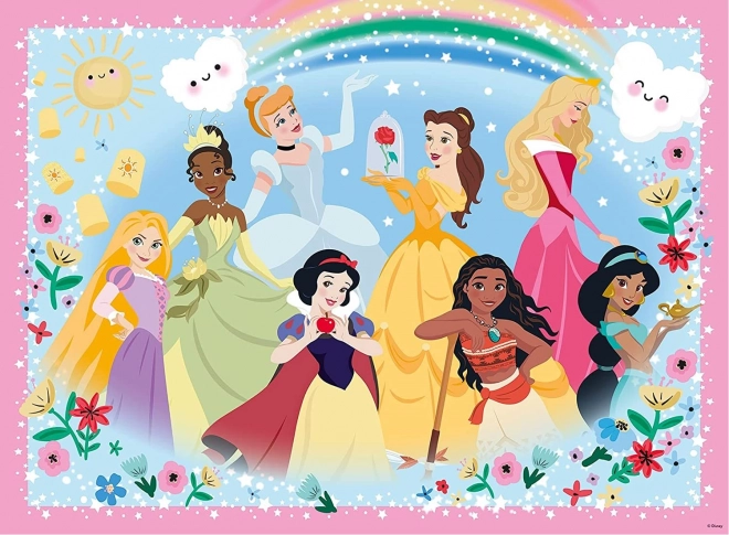 Ravensburger Třpytivé puzzle Disney Princezné