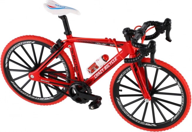 Prstový bicykel kov/plast 19 cm v rôznych farbách