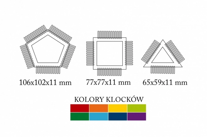 Kocky v 8 farbách