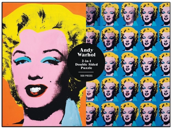 Obojstranné puzzle Andy Warhol Marilyn 500 dielikov