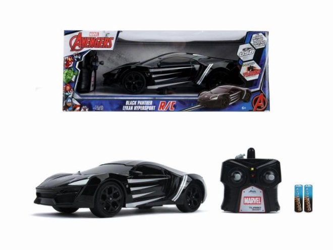 Marvel RC Čierny Panther Lykan 1:16