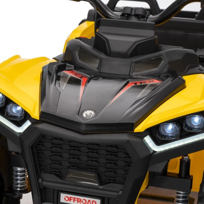 Žltá športová detská štvorkolka TX ATV