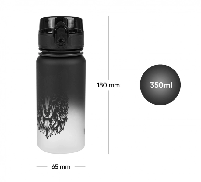 Tritanová fľaša na pitie Gradient Vlk 350 ml