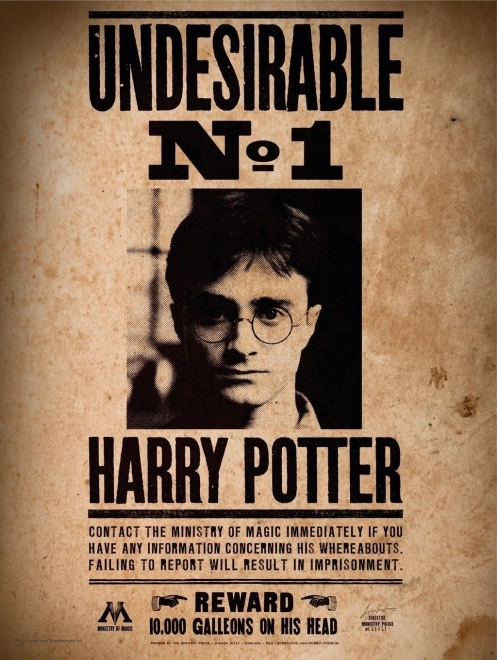 Mini puzzle Harry Potter Plakát