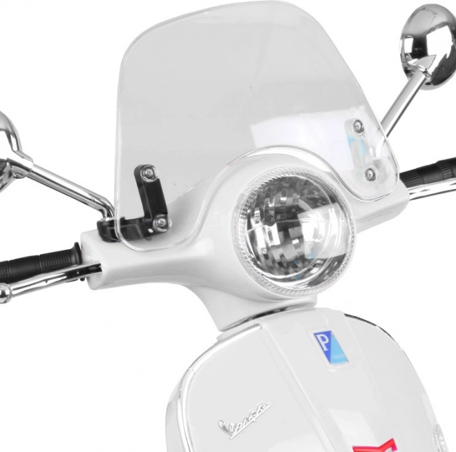 Elektrický skúter Vespa GTS Super pre deti – Biela
