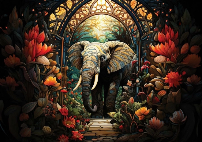 Puzzle Strážca kvetín 1000 dielikov