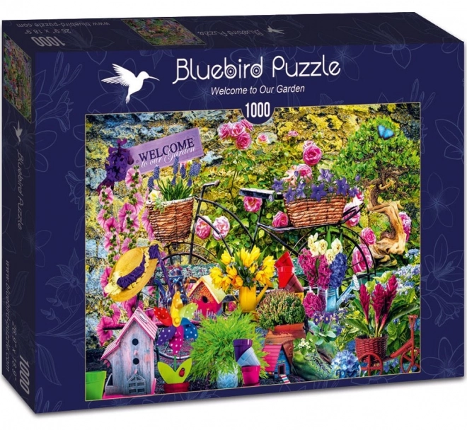 Puzzle Vitajte v našej záhrade 1000 dielikov